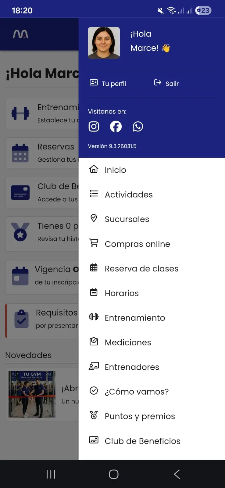 App experiencia cliente detalle